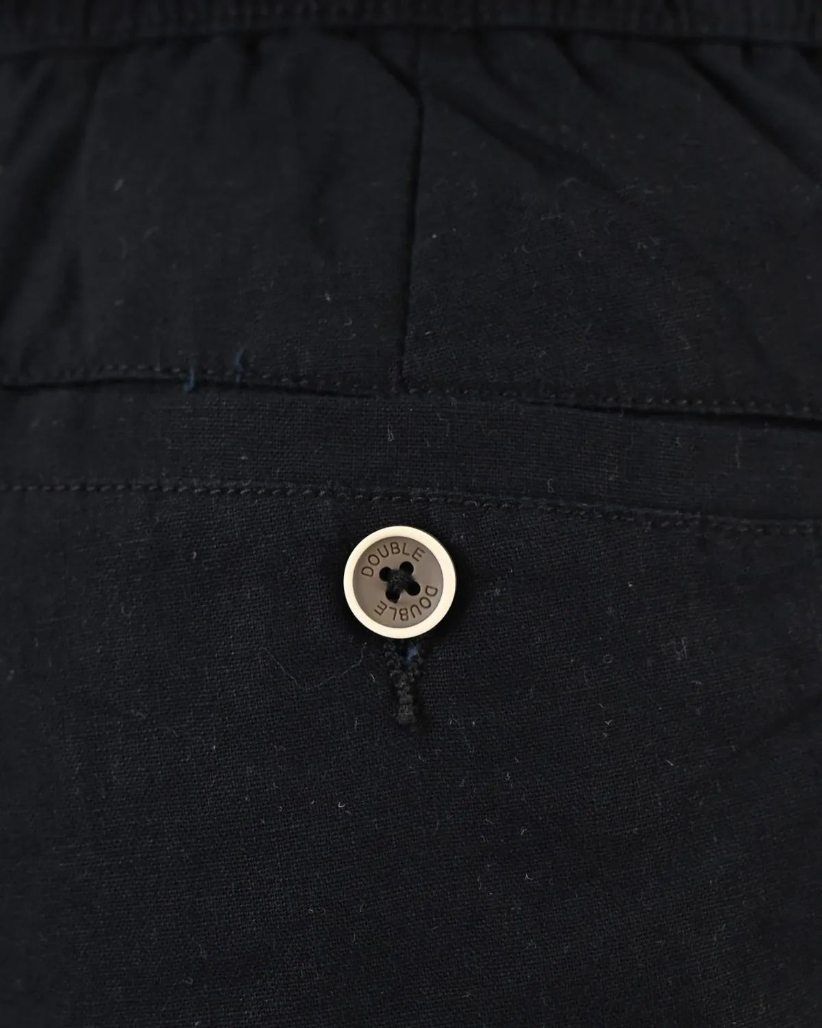 Velké pánské lněné chinos kalhoty Double Urban Outfitters CP-4104 černé