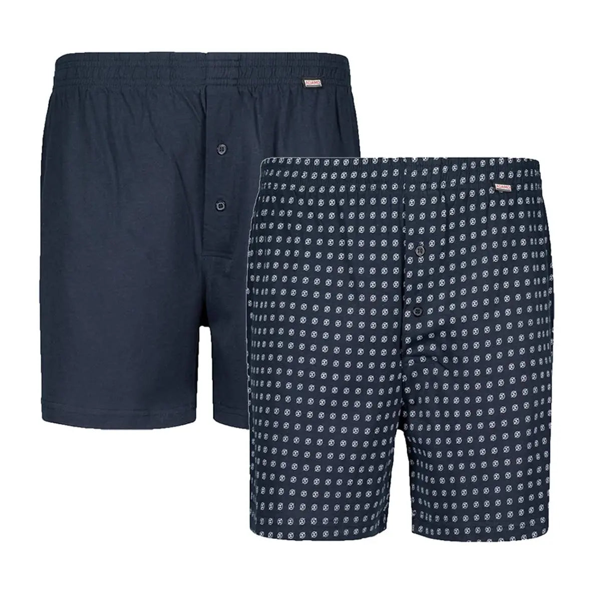 Velké volné pánské boxerky Adamo 129600-360 2 pak tmavě modré