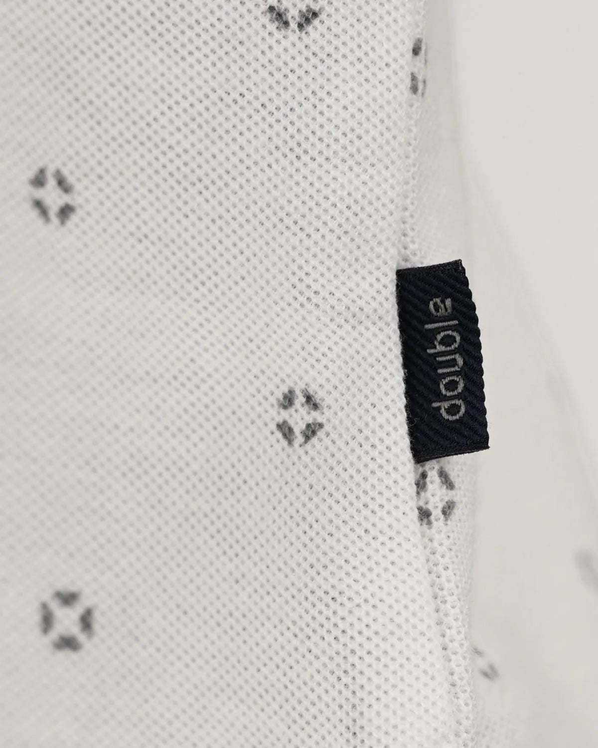 Pánské polo triko s límečkem s potiskem Double Urban Outfitters PS-3082 bílá