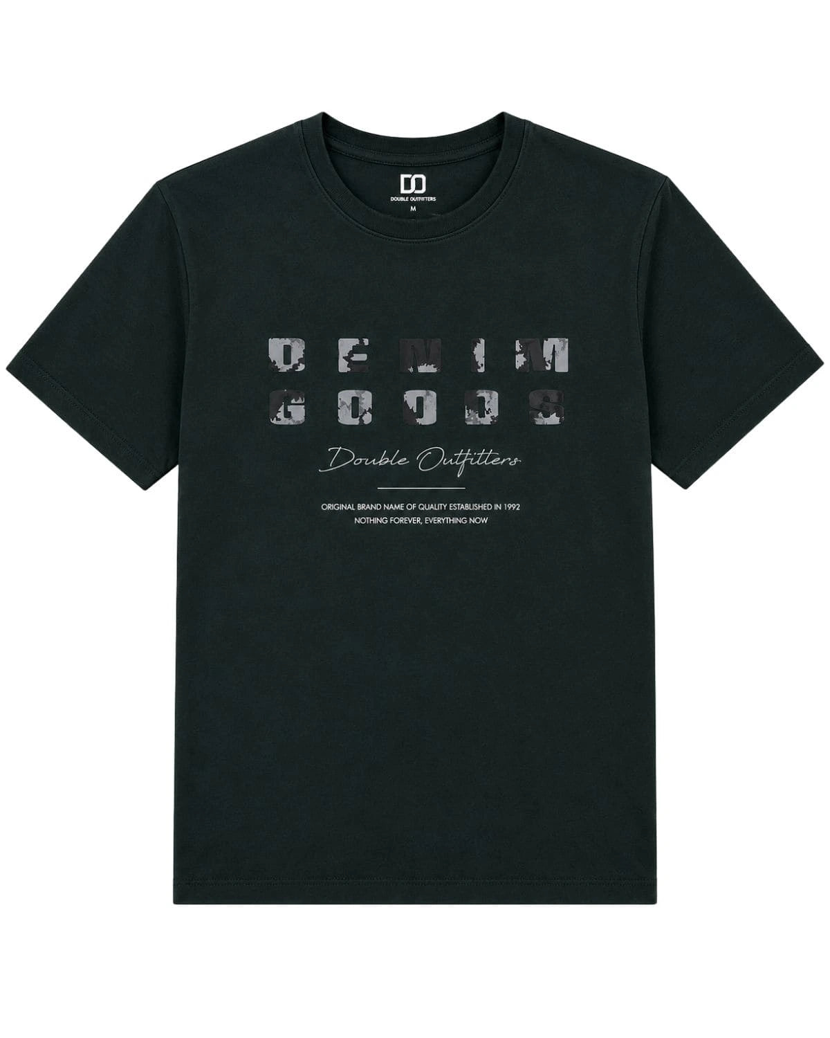 Pánské tričko Double Urban Outfitters TS-9131 krátký rukáv tmavě zelené