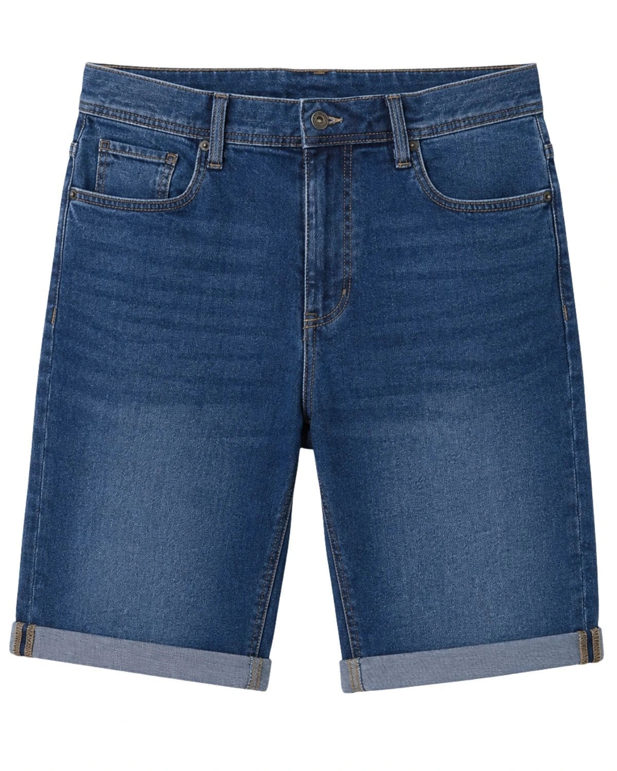 Velké pánské džínové kraťasy Double Urban Outfitters MJS-7072 tmavě modré
