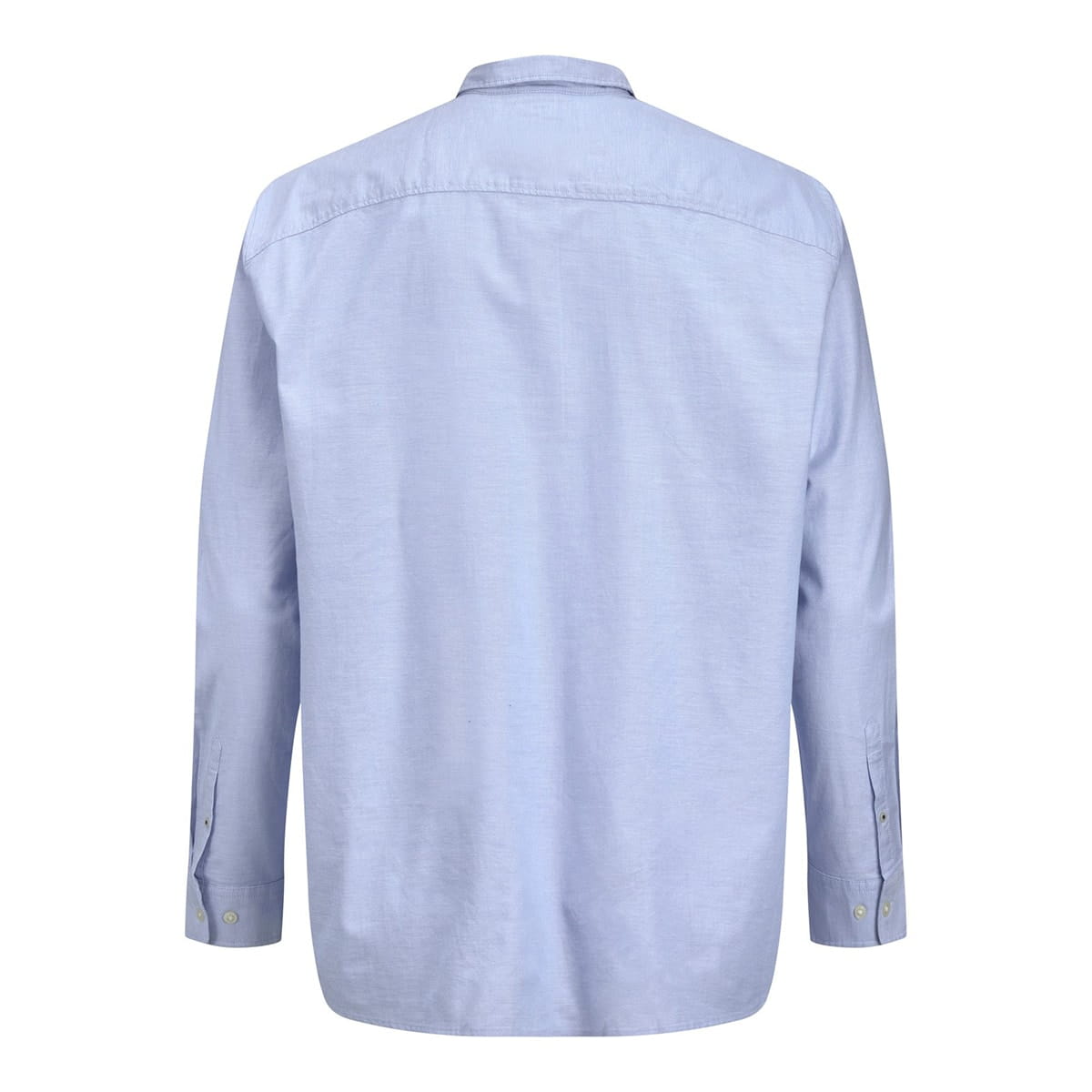 Duża koszula męska z długim rękawem gładka Jack &amp; Jones 12190444 błękitna