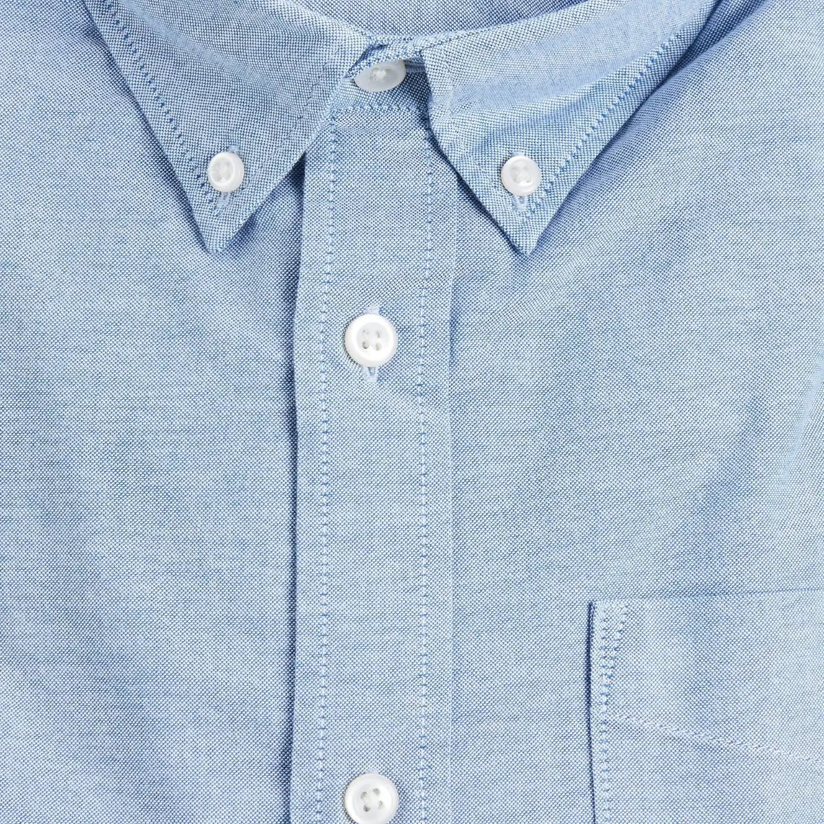 Velká pánská košile s dlouhým rukávem hladká Jack &amp; Jones 12267979 světle modrá
