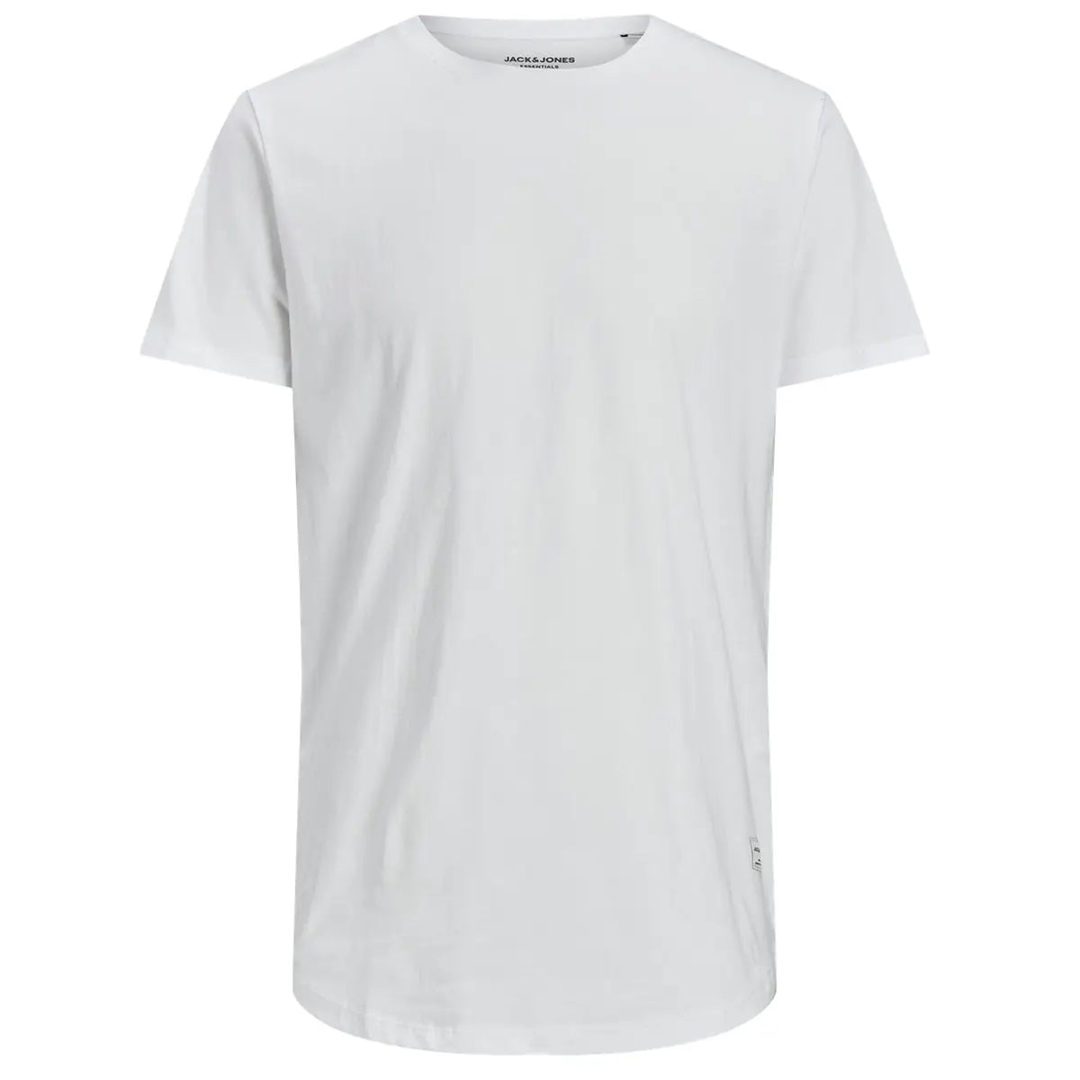 Velké pánské tričko s krátkým rukávem jednobarevné Jack &amp; Jones 12184933 bílá