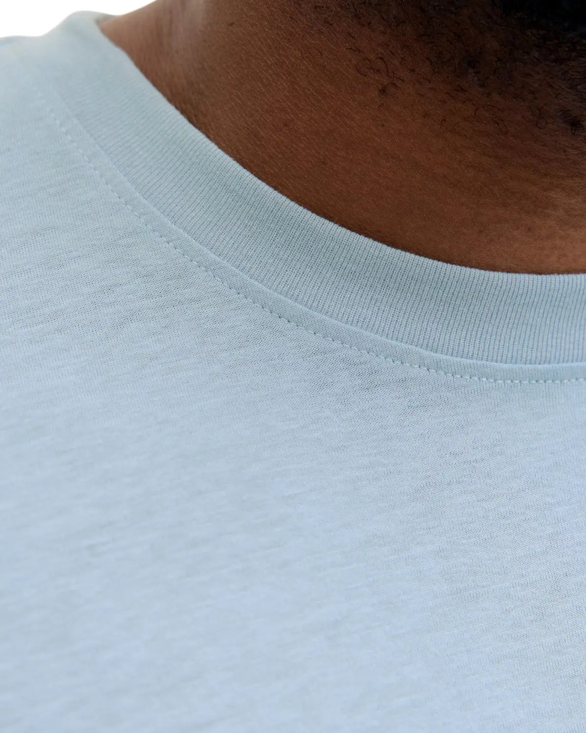Pánské velké tričko s potiskem Jack &amp; Jones 12295987 světle modrý
