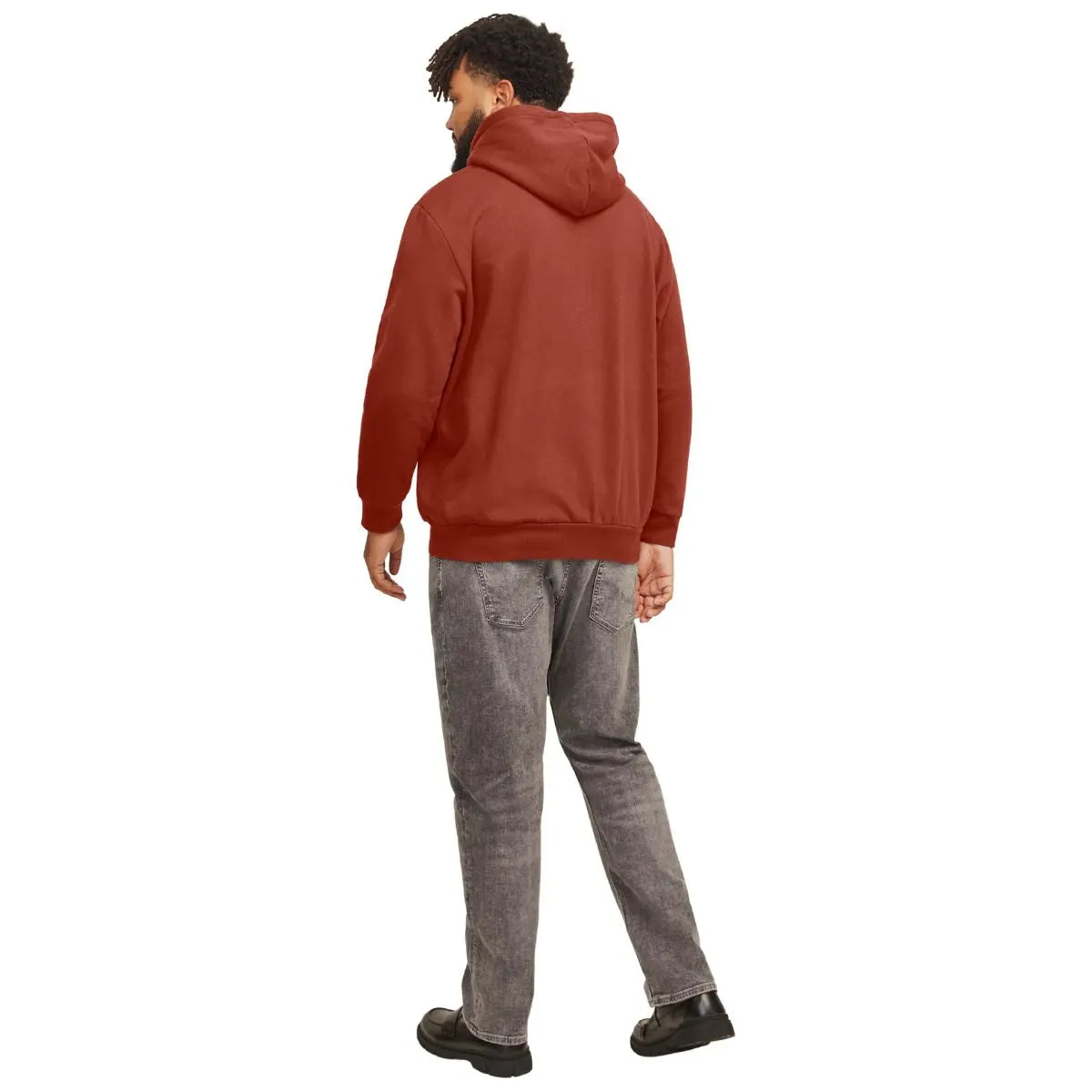 Velká pánská mikina s kapucí přes hlavu od značky Jack &amp; Jones 12258867 bric-a-brac 
