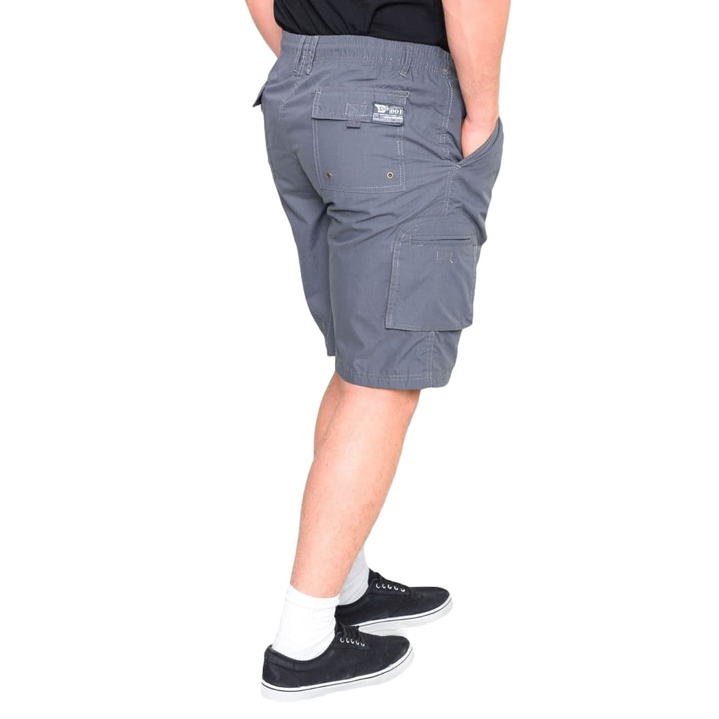 Pánské velké šortky cargo D555 Nick, světle šedé