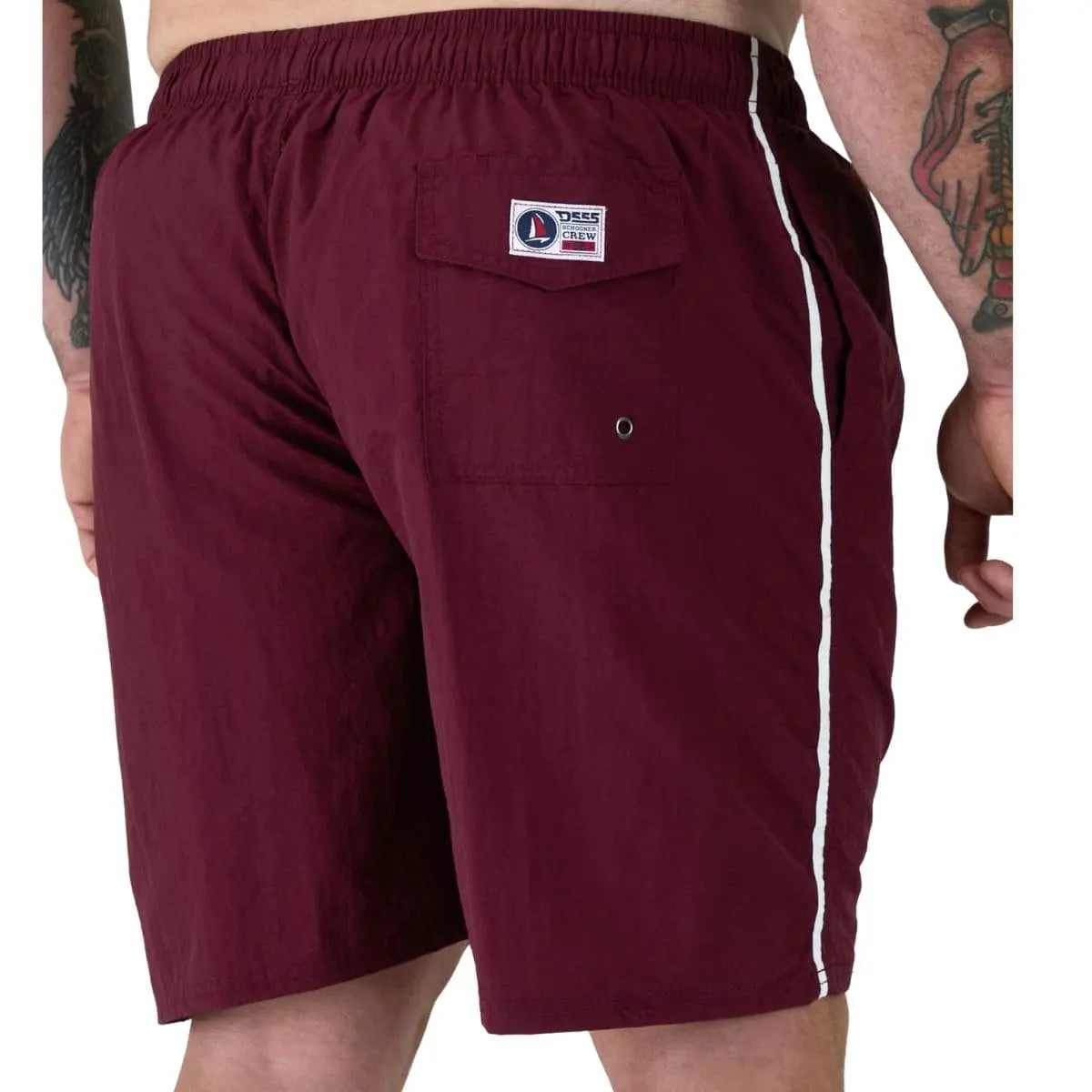 Plavecké šortky Duke D555 Yarrow maroon