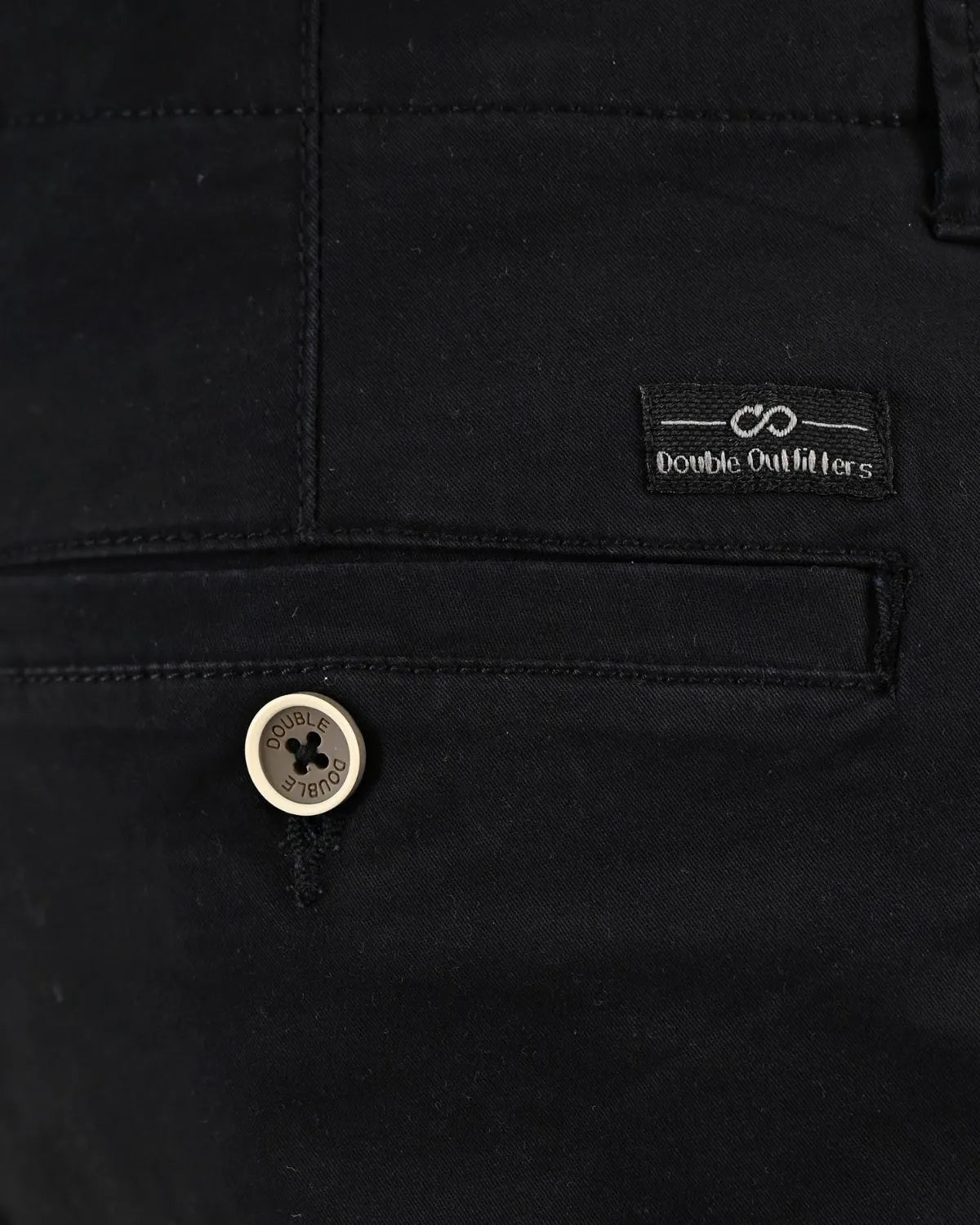 Velké pánské chinos kalhoty Double Urban Outfitters CP-4095 černé