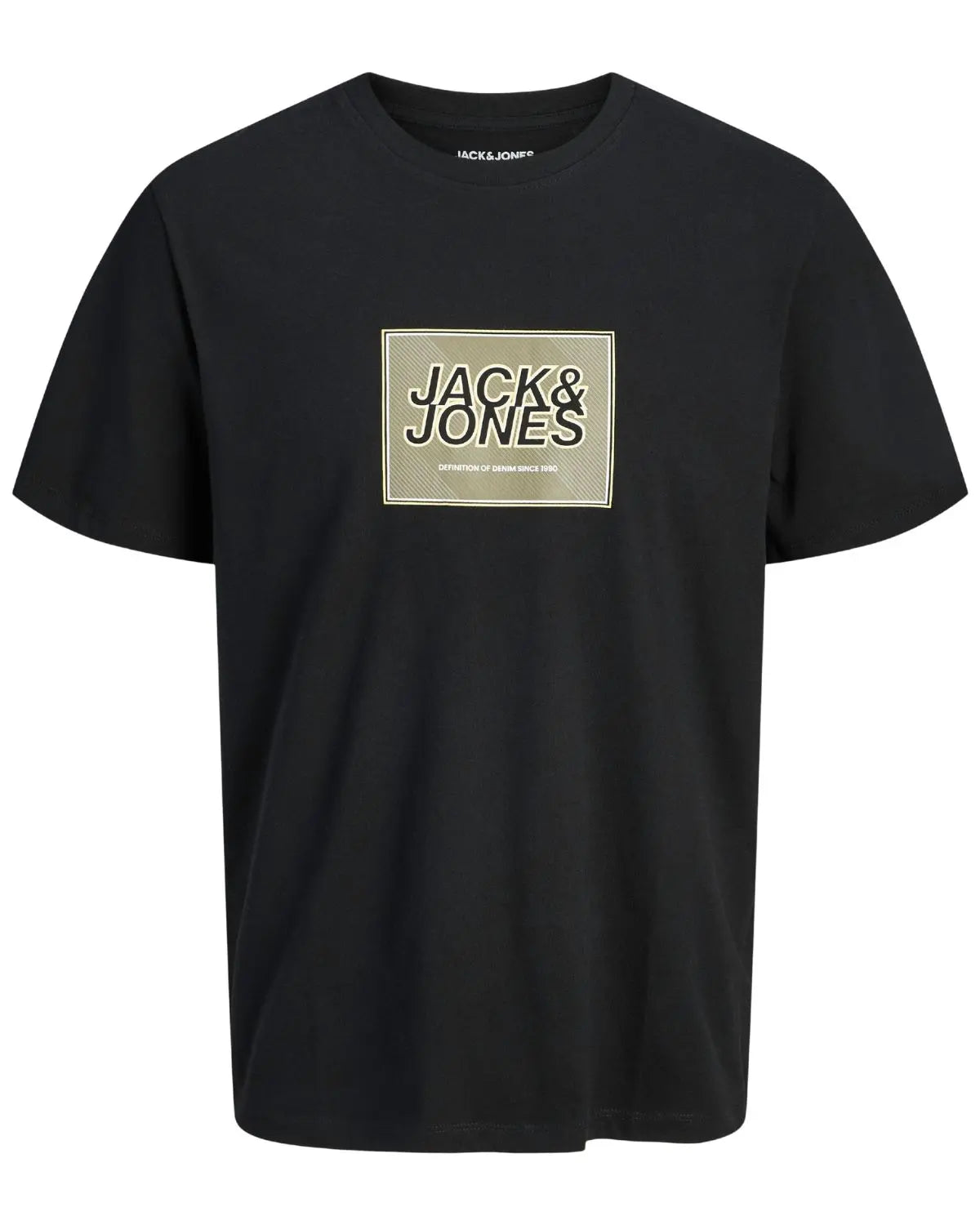 Pánské velké tričko s potiskem Jack &amp; Jones 12295987 černý