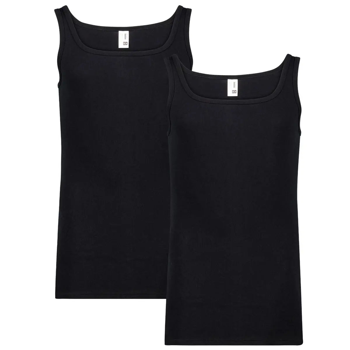 Velká pánská tílka boxerky na ramínkách 2-pack Adamo 129444-700 černé