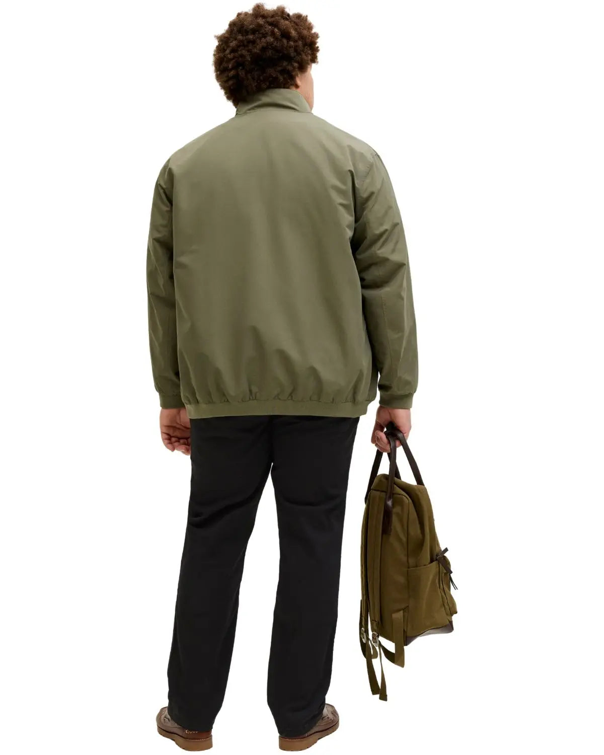 Velké pánské chinos kalhoty Jack &amp; Jones 12289162 černé