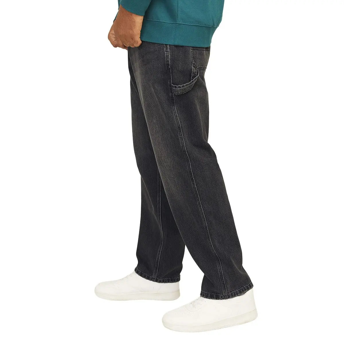 Duże męskie spodnie jeansowe Jack &amp; Jones 12262859 czarne