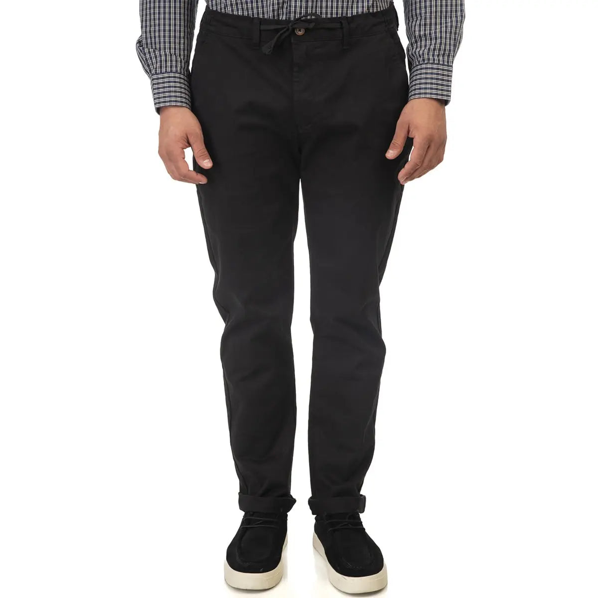 Velké pánské chinos kalhoty Double Urban Outfitters CP-4015 černé