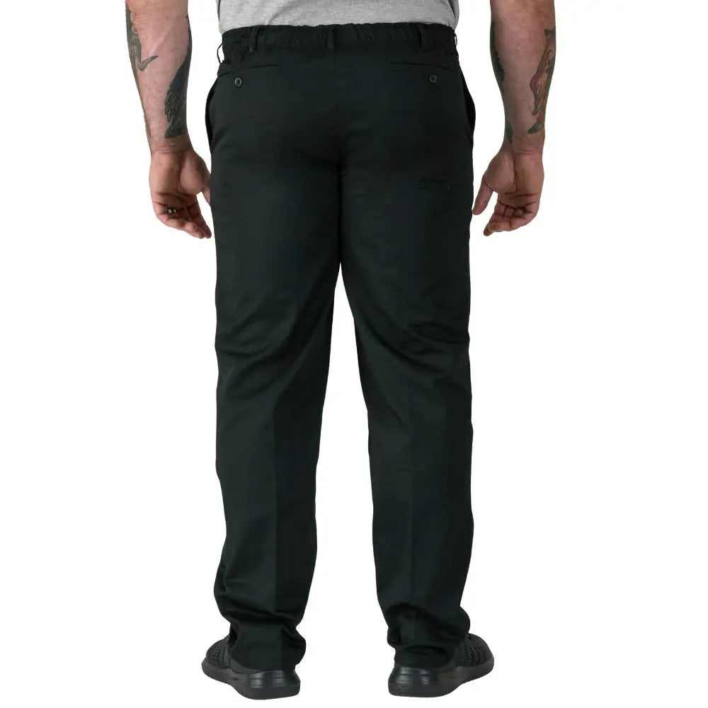 Pánské velké chinos kalhoty Duke D555 Basilio černé kalhoty