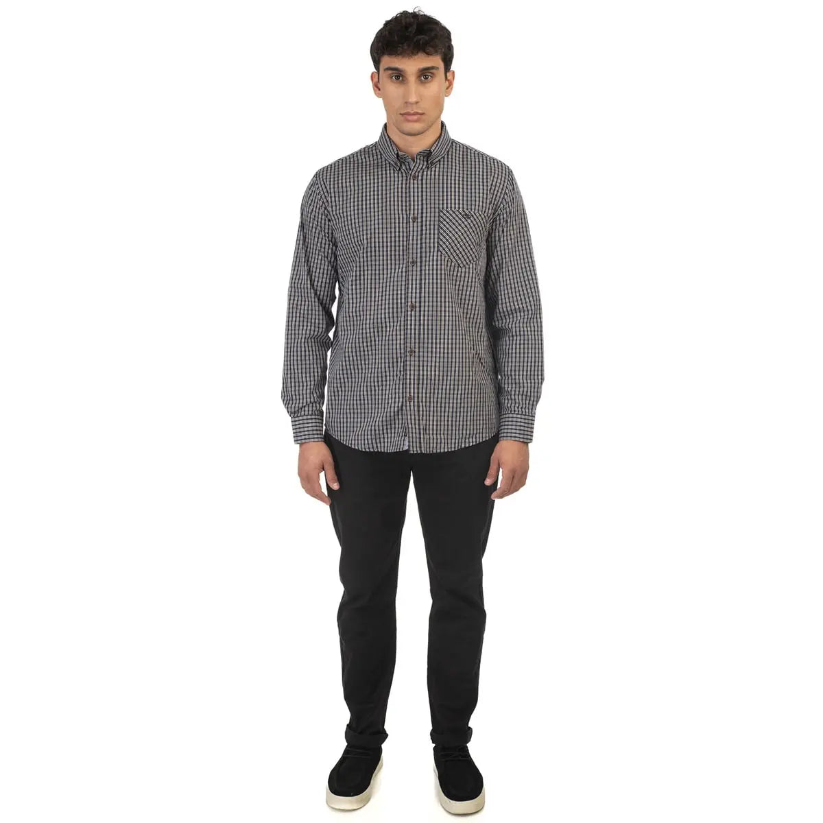 Velké pánské chinos kalhoty Double Urban Outfitters CP-4015 černé