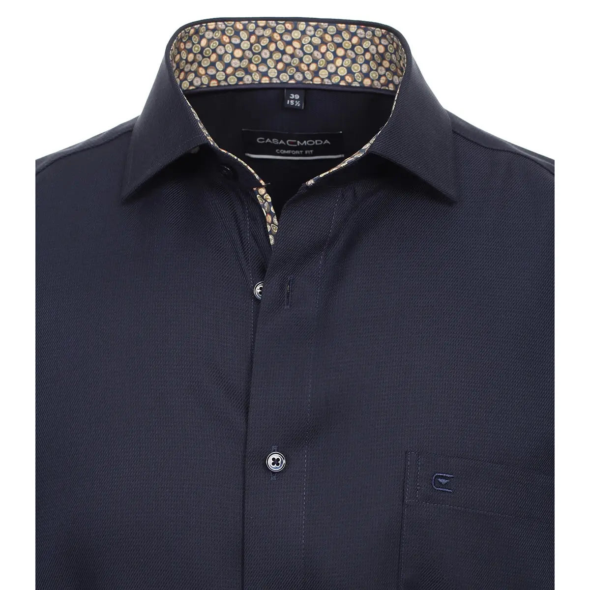 Casa Moda pánská velká košile s krátkým rukávem 844259700-102 navy blue