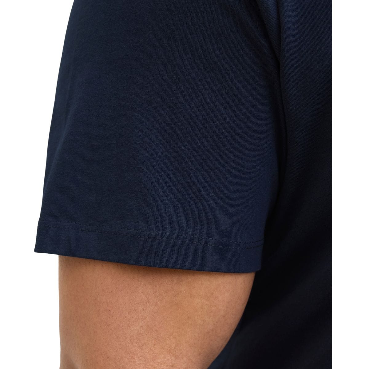 Velké pánské tričko s potiskem a nápisem Jack &amp; Jones 12275757 tmavě modrá