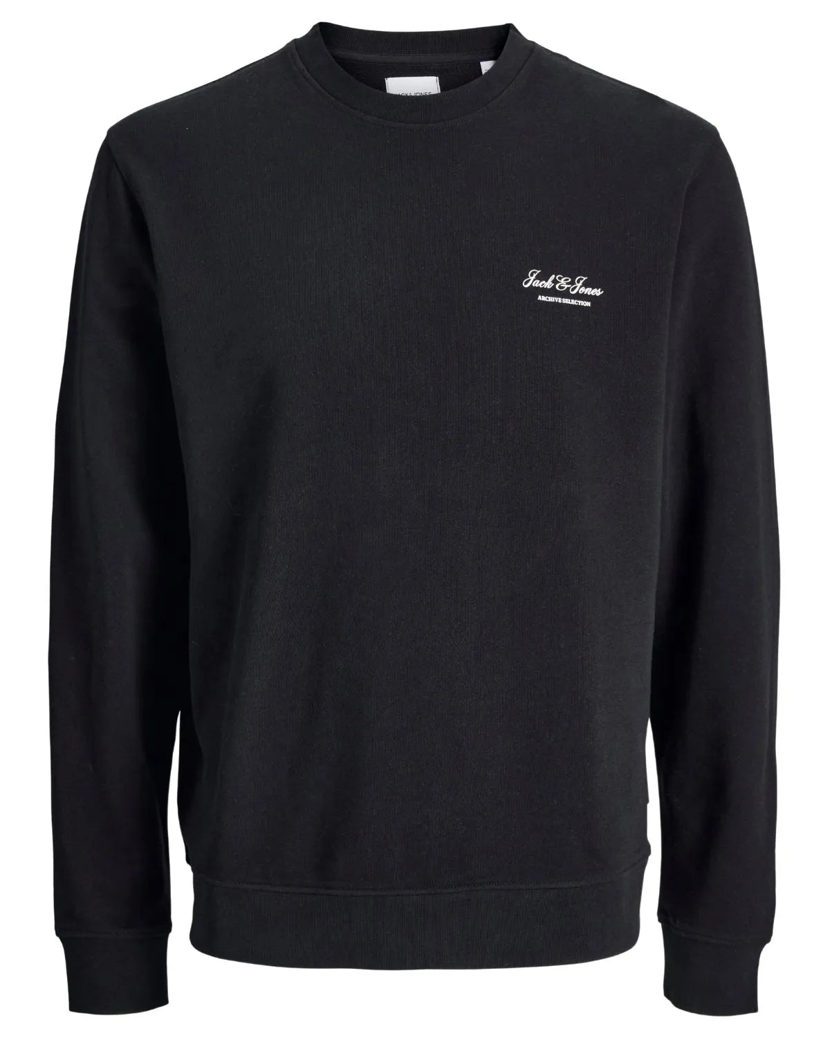 Velká pánská tenká mikina přes hlavu Jack &amp; Jones 12294579 černá