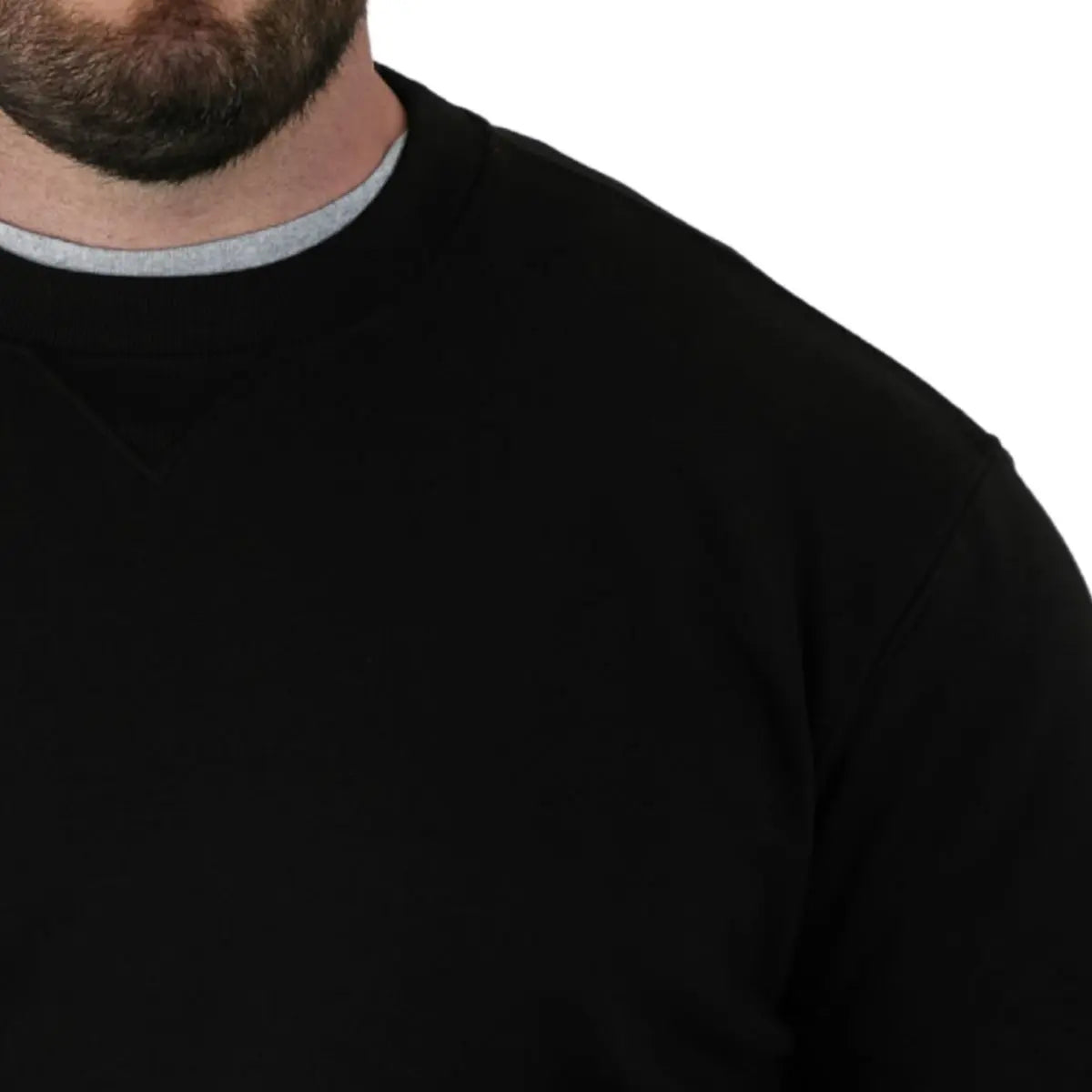 Duke Rockford Sweat Classic velká pánská mikina černá
