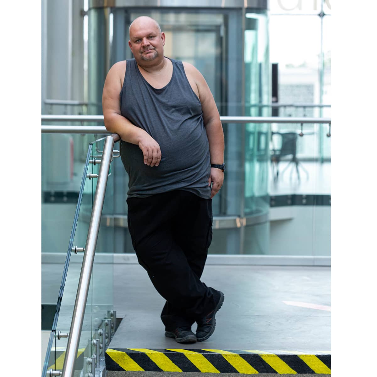 Velké pánské boxerky Duke D555 Fabio tmavě šedé bez ramínek