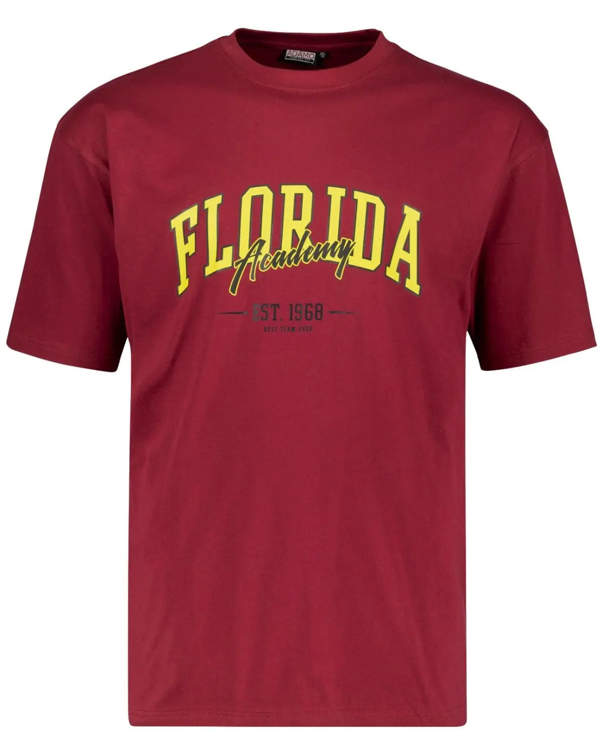 Velké pánské tričko s potiskem Florida Adamo 131613-590 červené