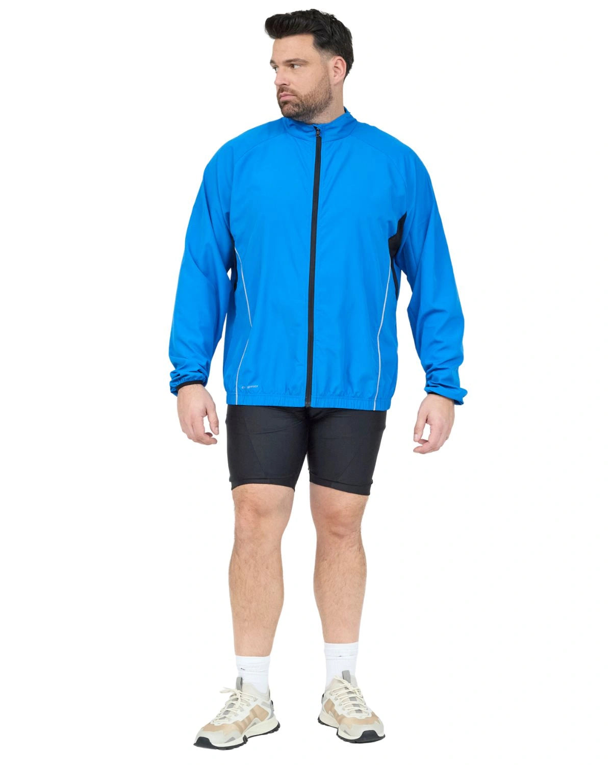 Duża sportowa lekka kurtka softshell ze stójką North 56°4 99253-0570 niebieska