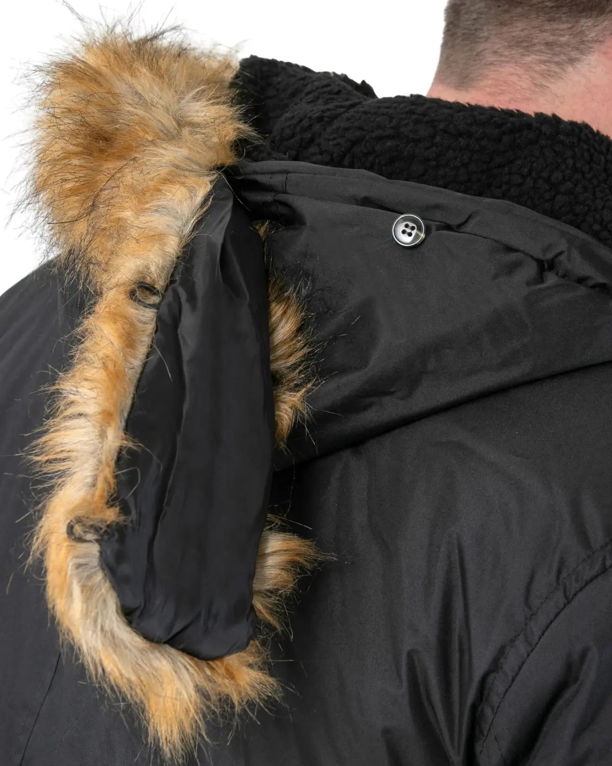 Pánská velká zimní bunda parka Duke D555 Lovett černá