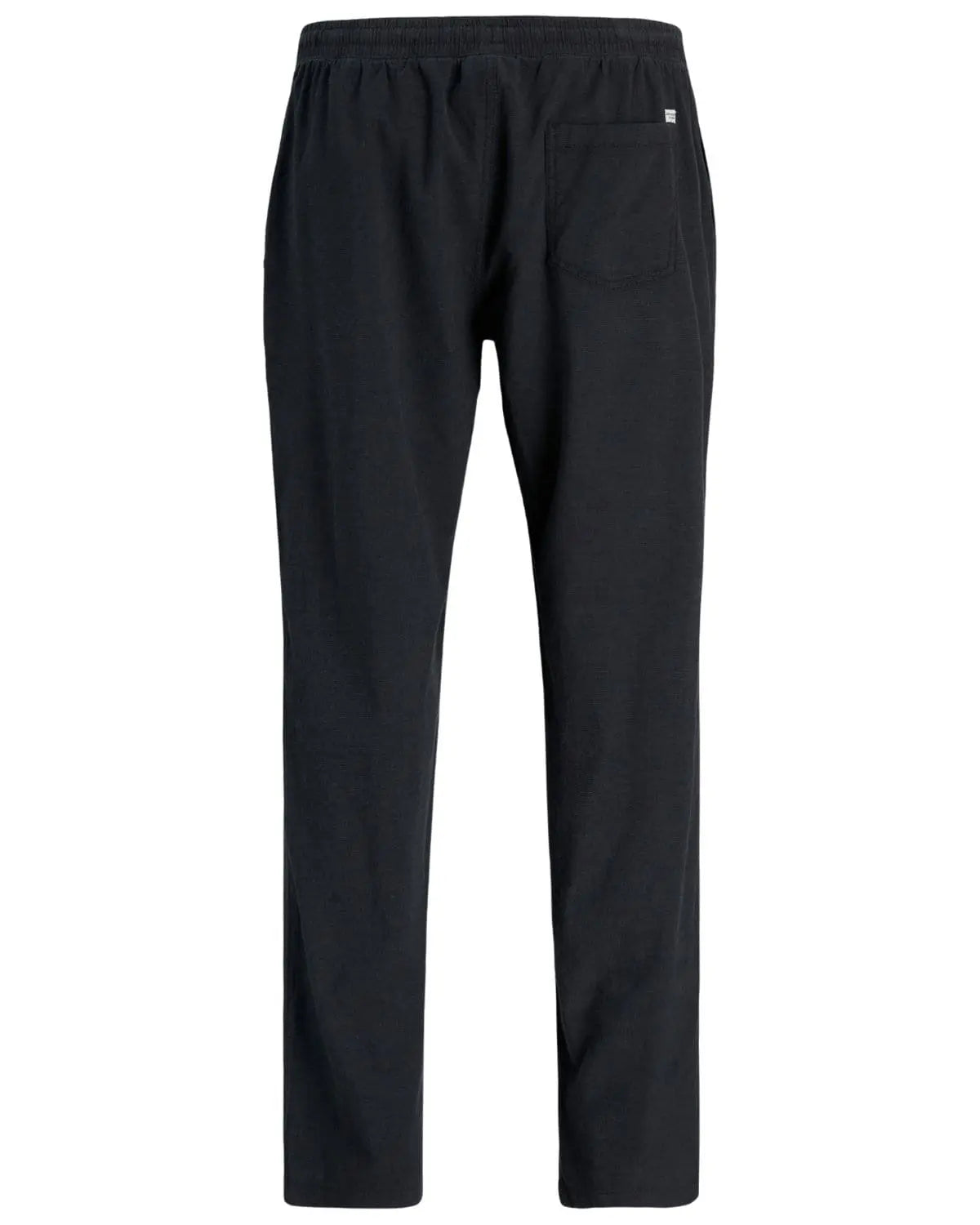 Pánské velké chino kalhoty s lnem Jack &amp; Jones 12294266 černé