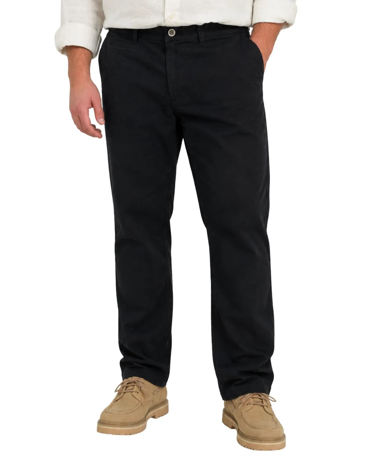 Velké pánské chinos kalhoty Double Urban Outfitters CP-4095 černé
