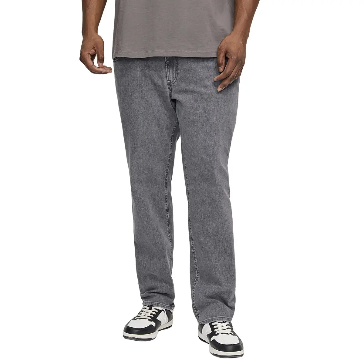 Velké pánské džíny Jack &amp; Jones 12277691 světle šedé
