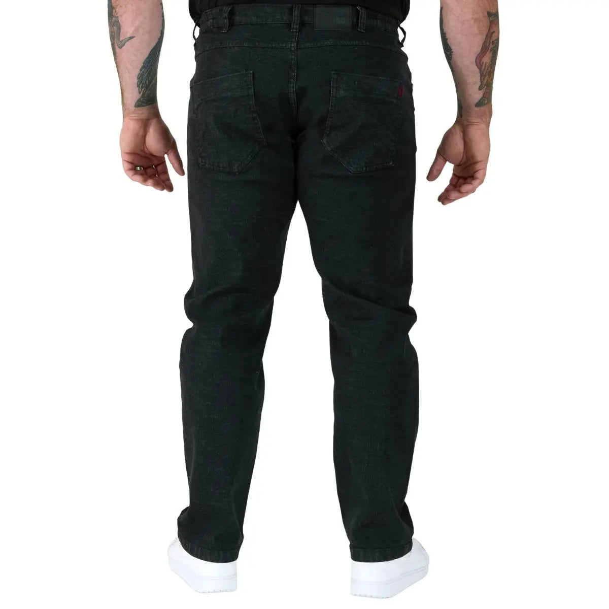 Pánské velké džíny s gumou Duke D555 Balfour černé