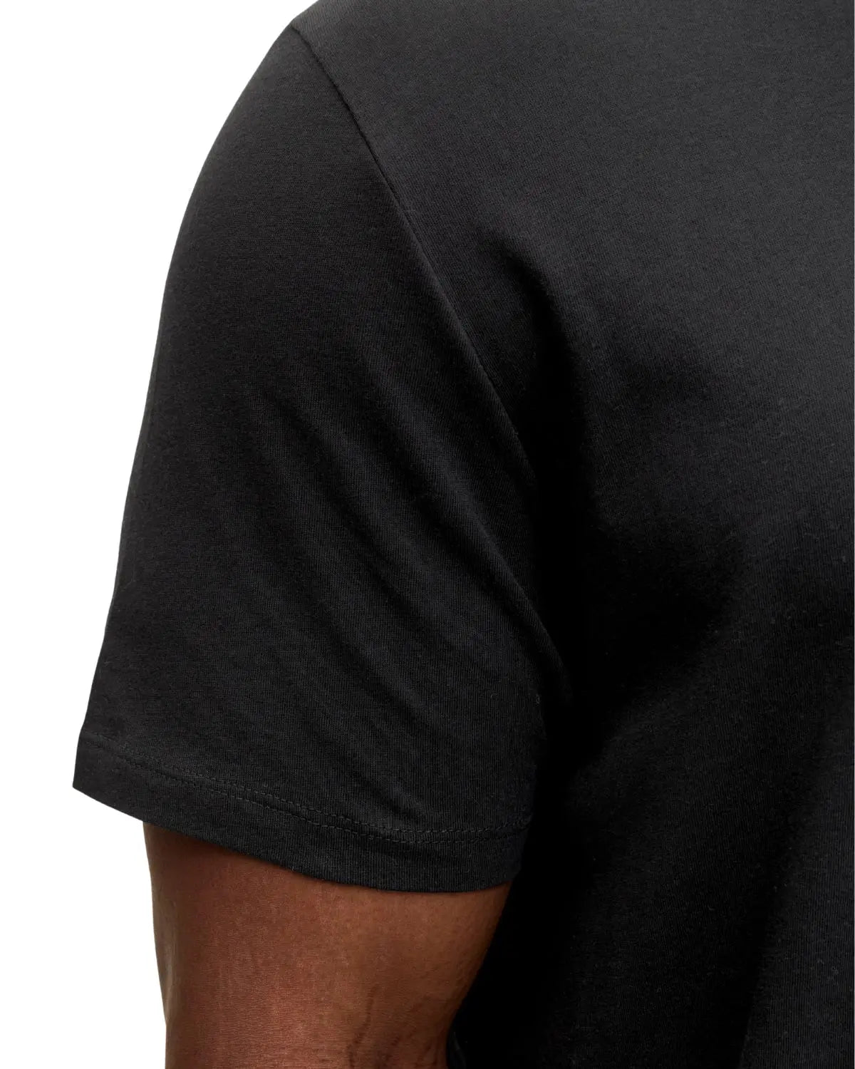 Pánské velké tričko s potiskem Jack &amp; Jones 12295987 černý