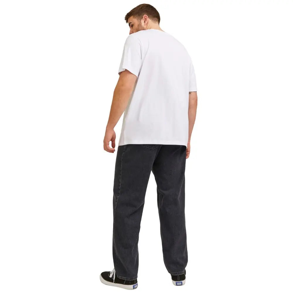 Pánské velké džínové kalhoty Jack &amp; Jones Chris 12254874 černé