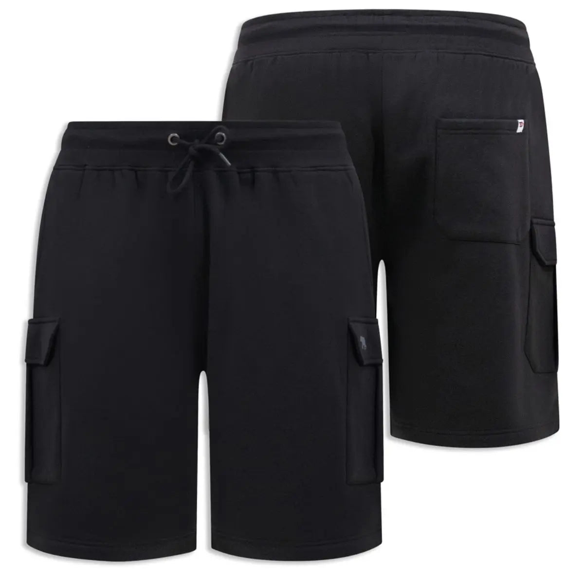 Pánské velké teplákové kraťasy Duke Clothing D555 Wigan-2 černé