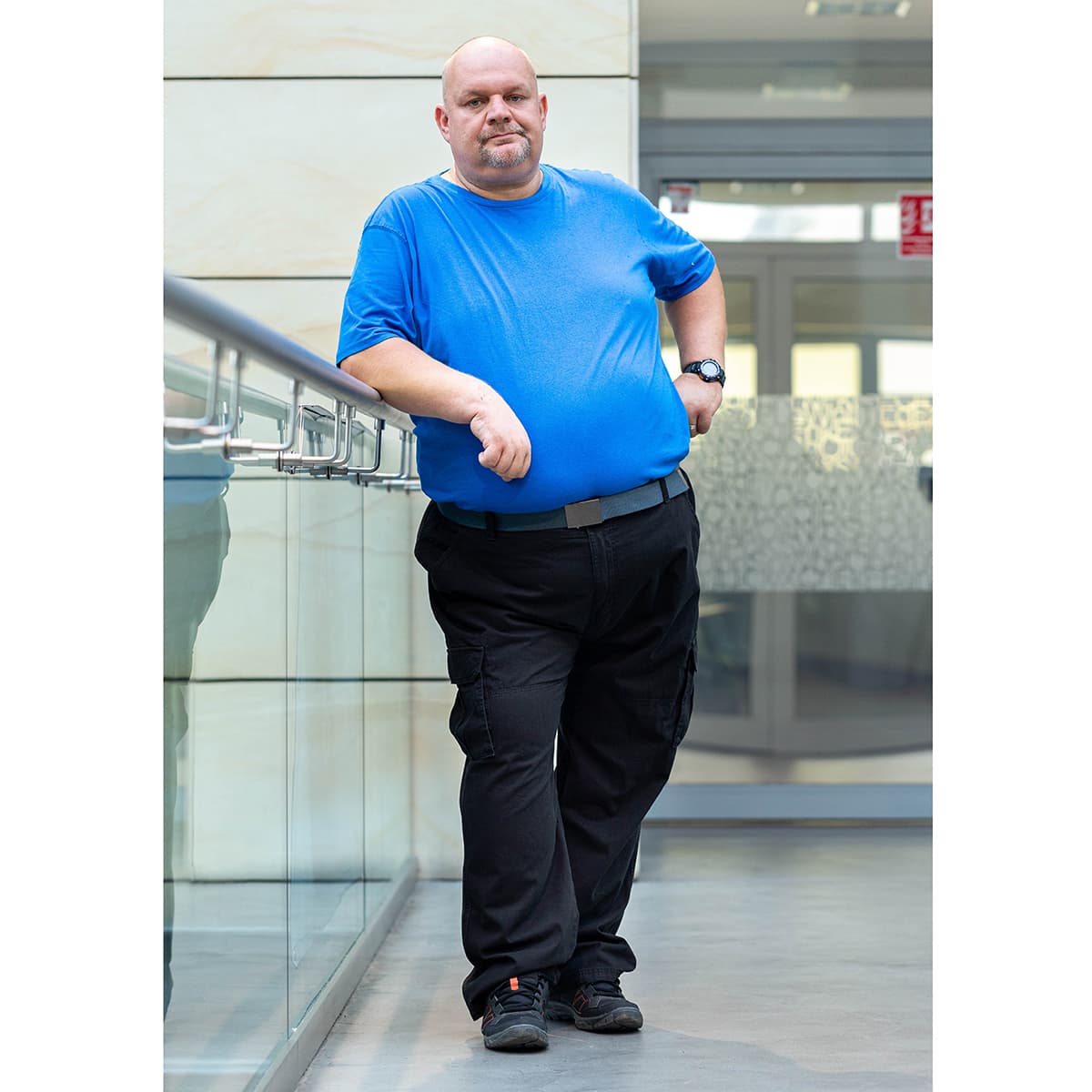 Velké pánské bojové kalhoty Duke D555 Robert černá 