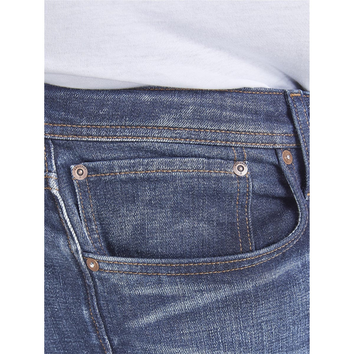 Velké pánské džínové kalhoty Jack &amp; Jones 12188524 modré