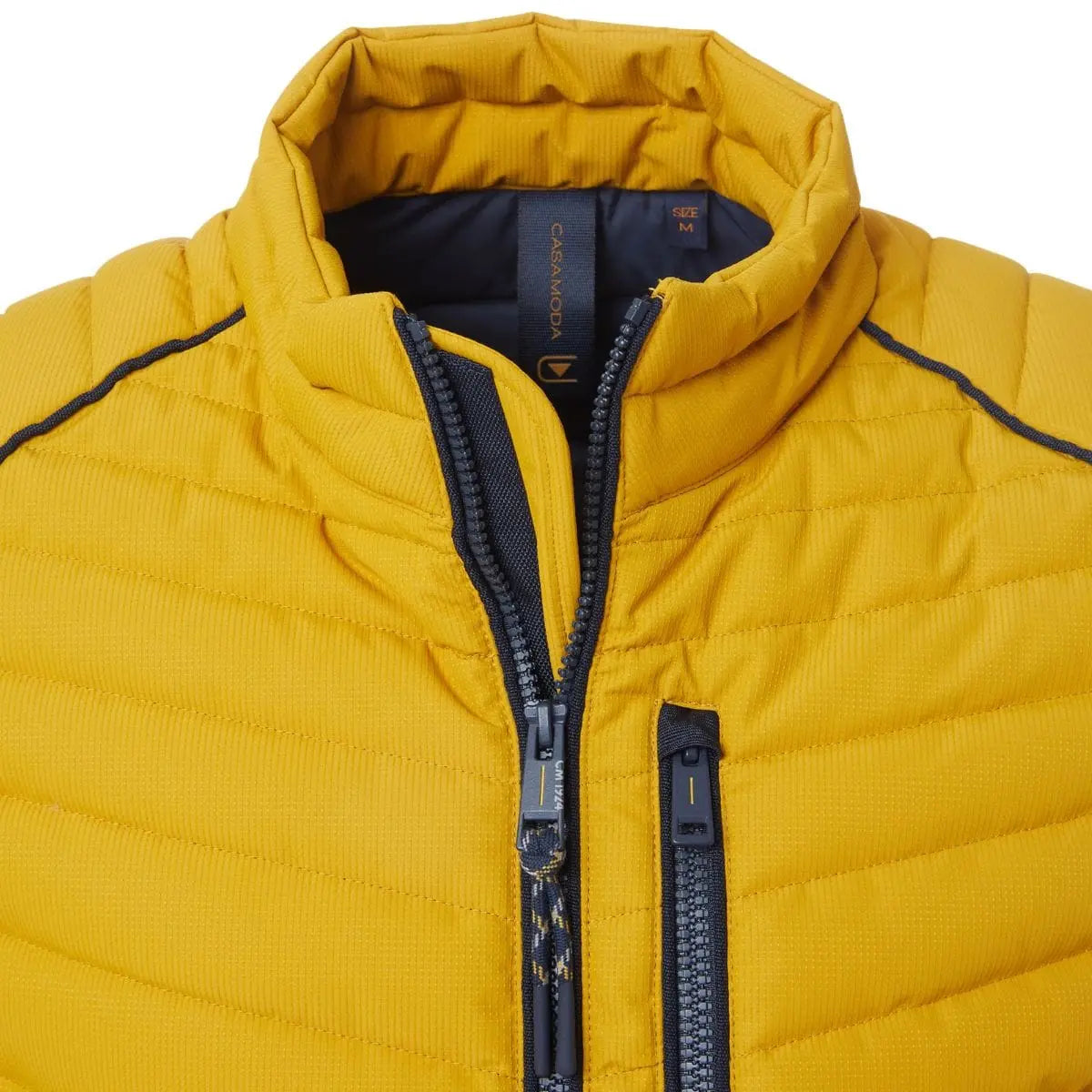 Duży męski bezrękawnik pikowany Casa Moda 544296900-538 żółty