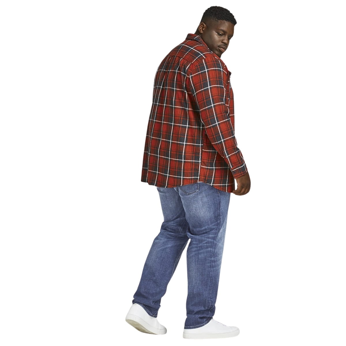 Velké pánské džínové kalhoty Jack &amp; Jones 12188524 modré
