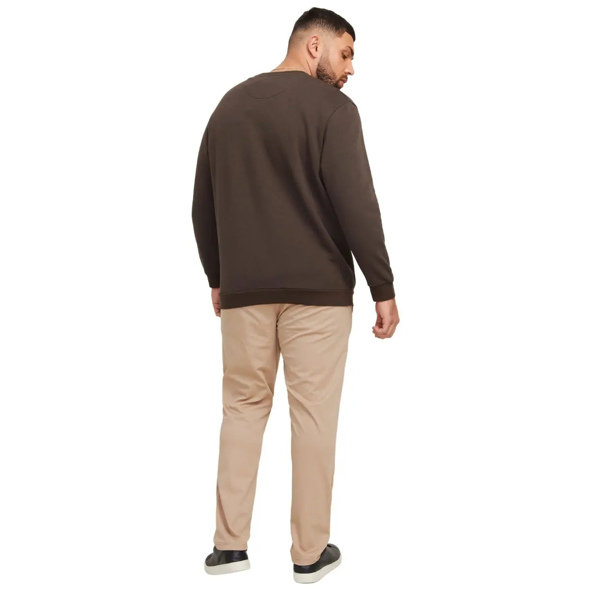 Duże męskie spodnie chinosy Jack &amp; Jones 12250503 beżowe