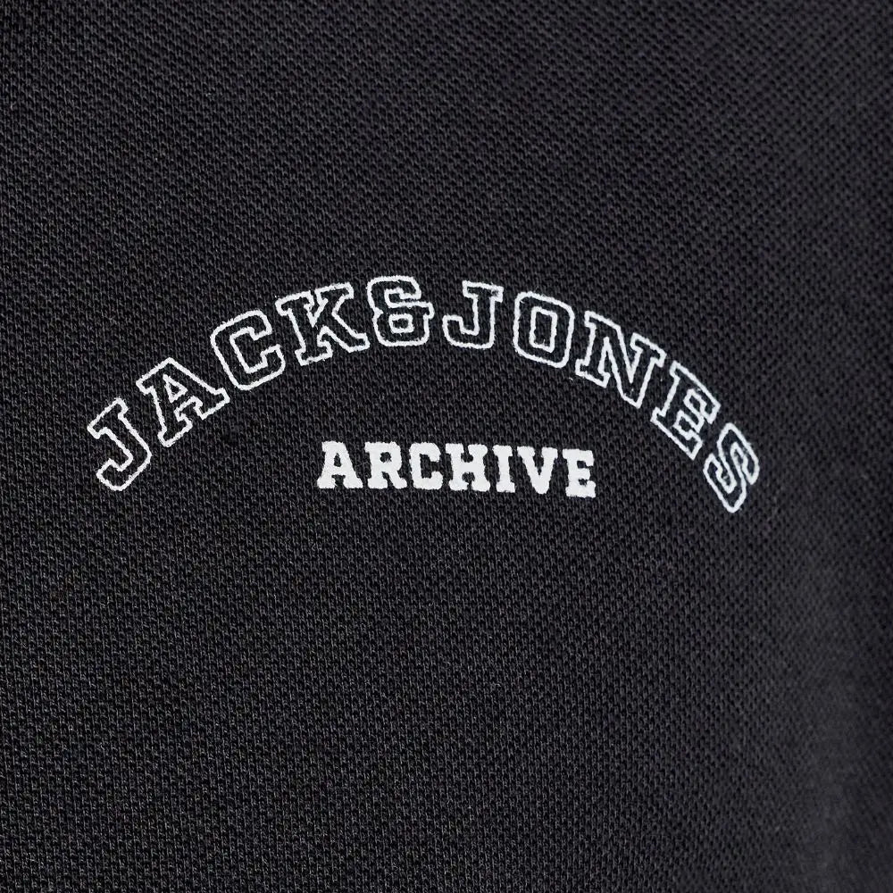 Velká pánská polokošile s límečkem Jack &amp; Jones 12295974 černá