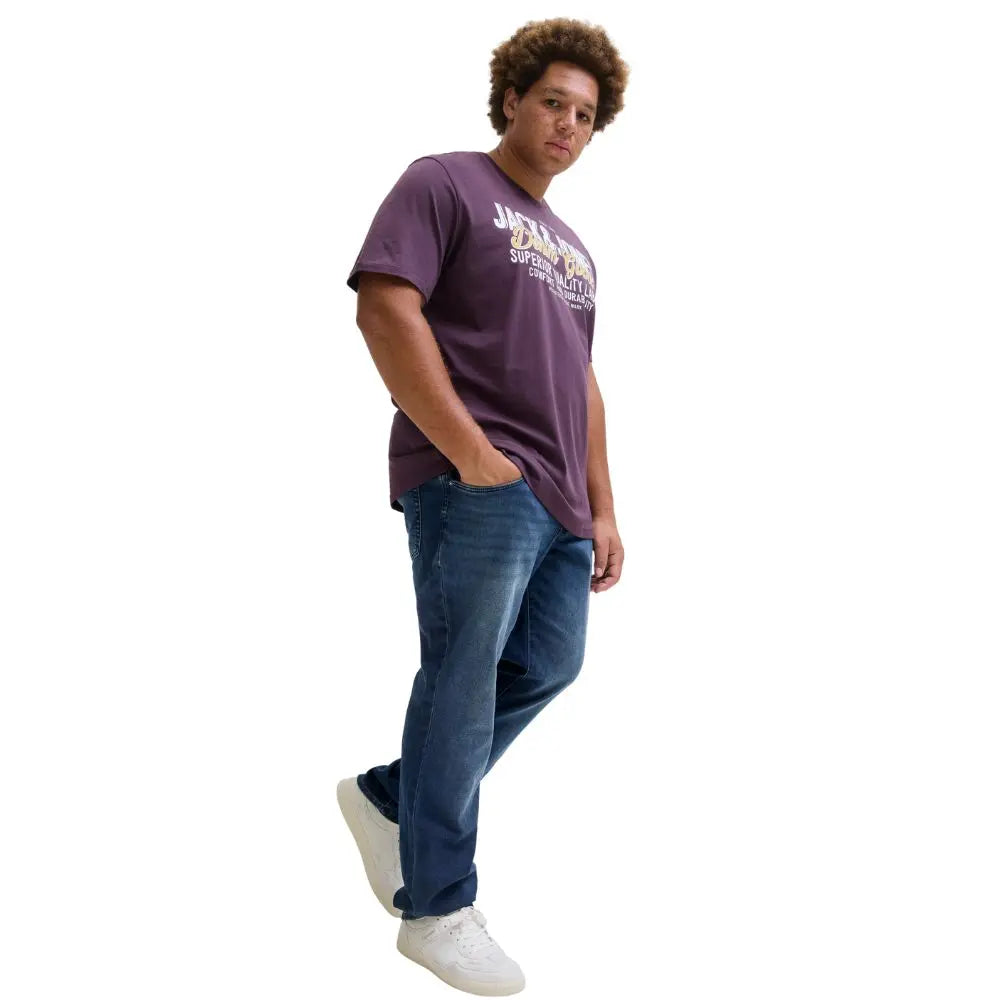 Velké pánské džíny Jack &amp; Jones 12285633 tmavě modré