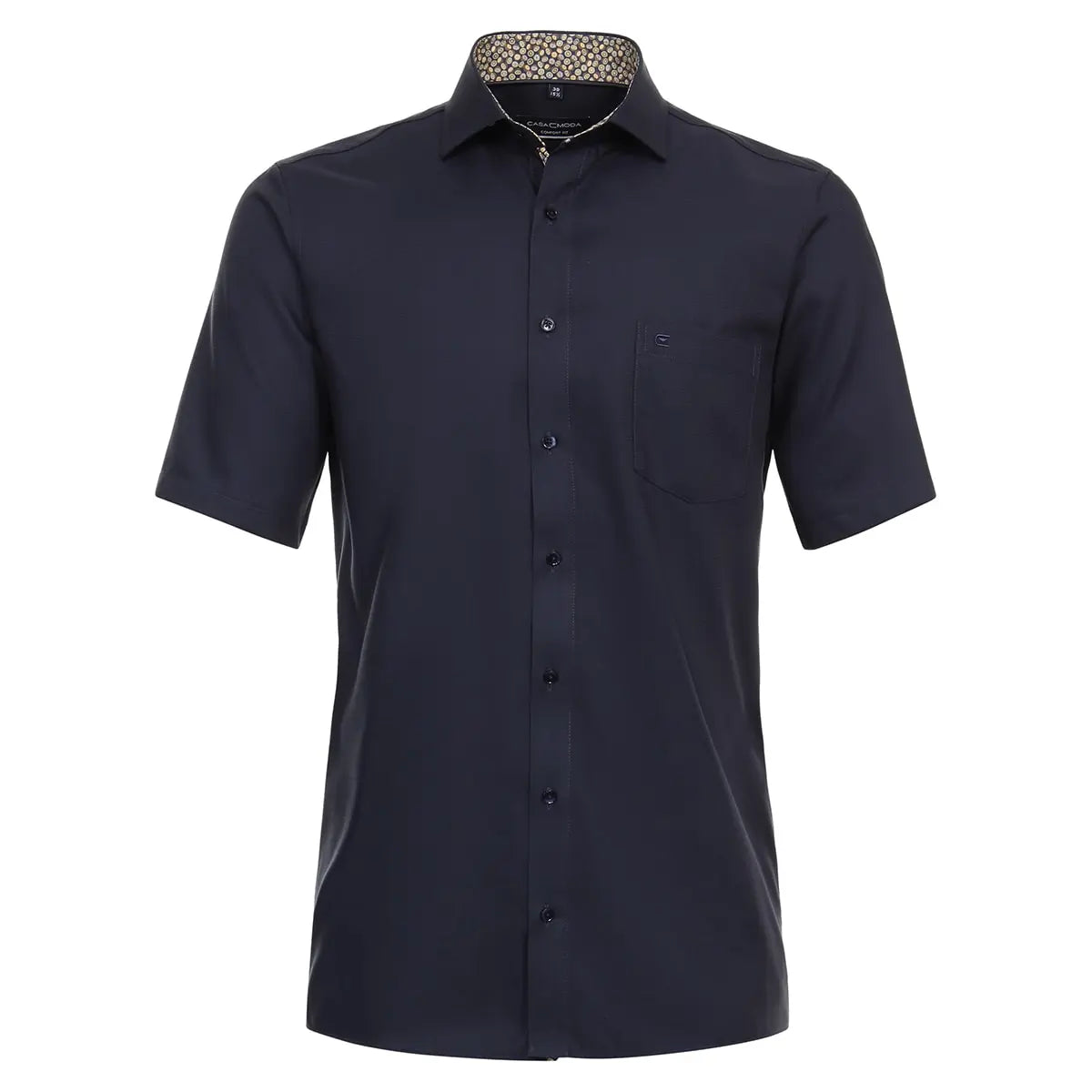 Casa Moda pánská velká košile s krátkým rukávem 844259700-102 navy blue