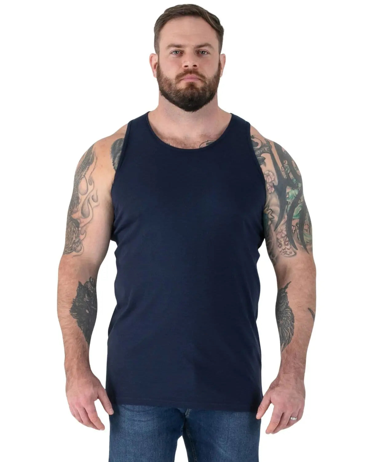 Pánské boxerky s velkým páskem Duke D555 Fabio tmavě modré