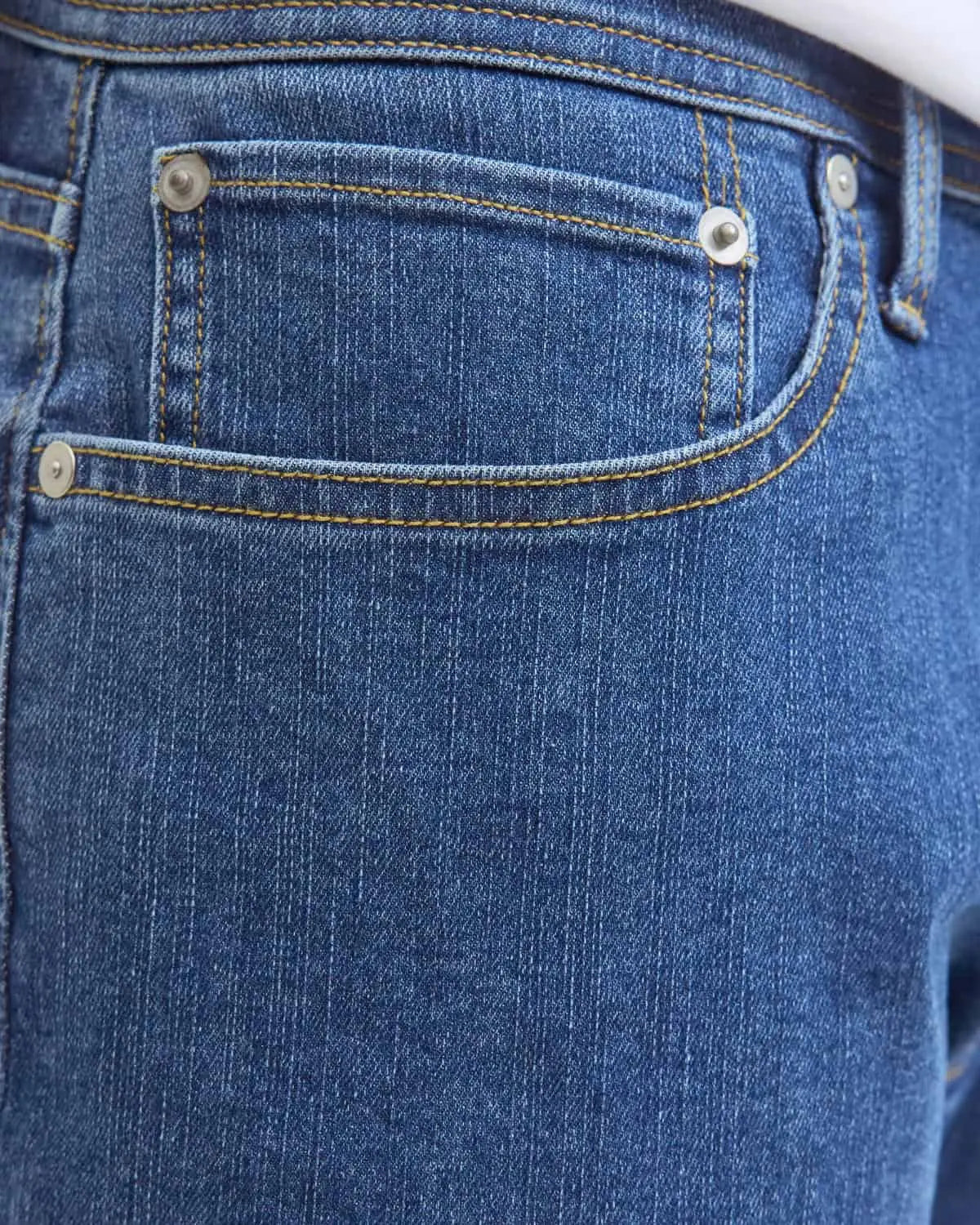 Velké pánské džínové kraťasy Jack &amp; Jones 12294631 modré