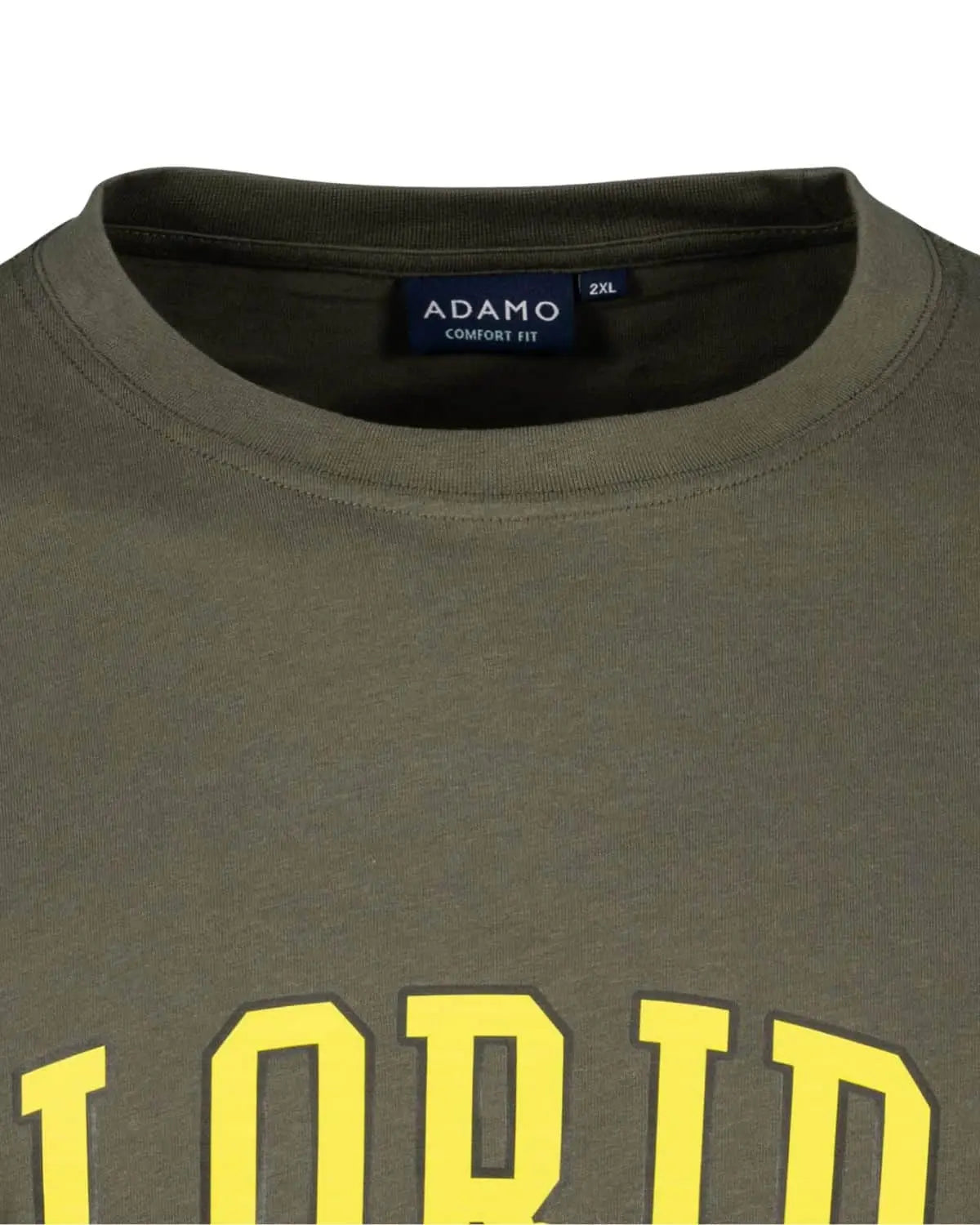 Velké pánské tričko s potiskem Florida Adamo 131613-430 khaki