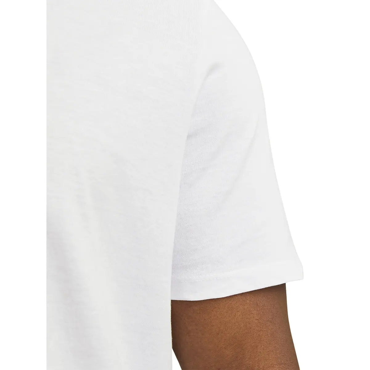 Pánské velké hladké tričko Jack &amp; Jones s krátkým rukávem 12250623 bílé