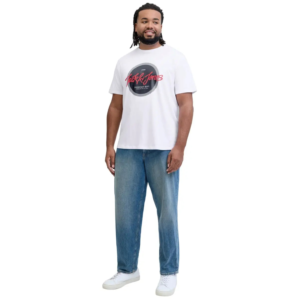 Velké pánské tričko s potiskem 3 ks Jack &amp; Jones 12288470 multi 
