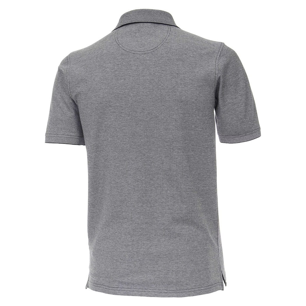 Velké pánské polo tričko s límečkem Casa Moda 4470-108 šedé