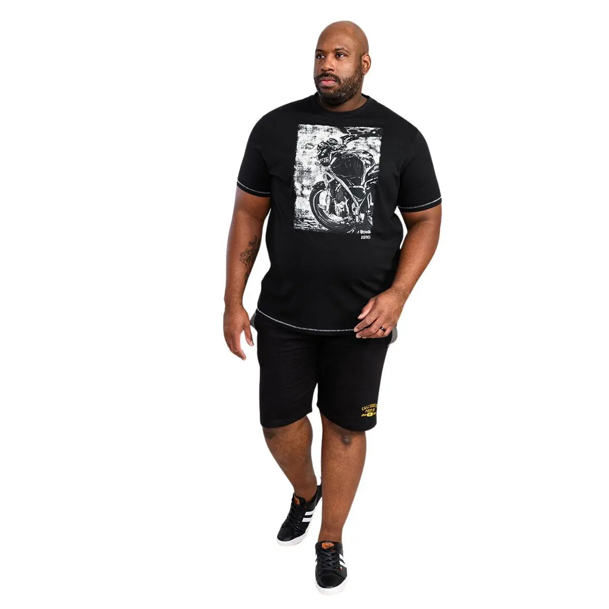 Koszulka dla wysokiego mężczyzny (TALL) t-shirt Duke D555 Pinewood czarny